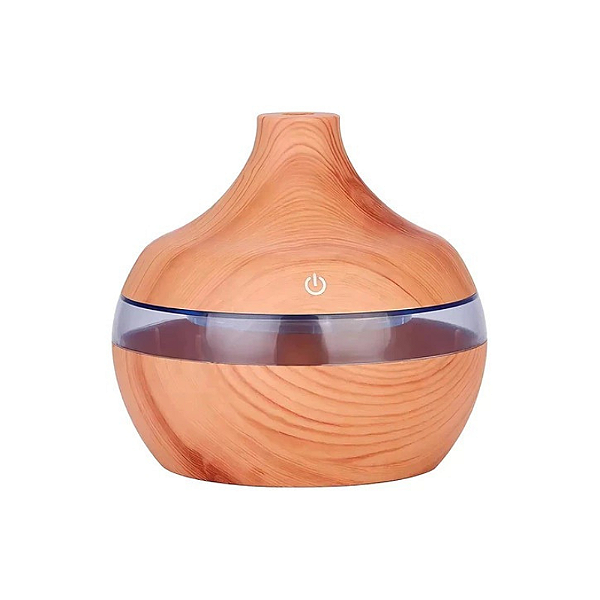 Umidificador de Ar 300mL Marrom