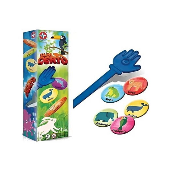Jogo Tapa Certo Animais