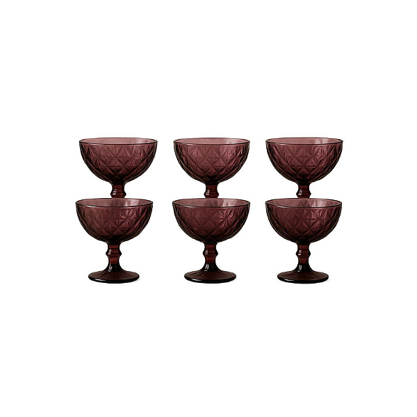 6 Taças Para Sobremesa 400ml