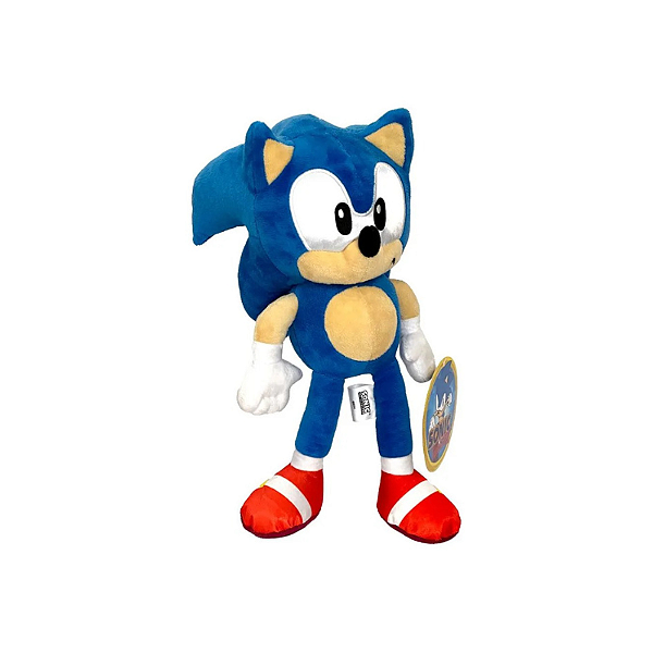 Boneco Sonic Pelúcia 33cm