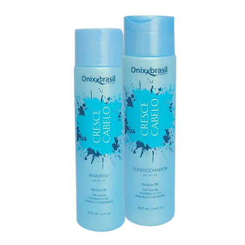 Cresce Cabelo - Shampoo + Condicionador | A base de Biotina B8 e Café verde.