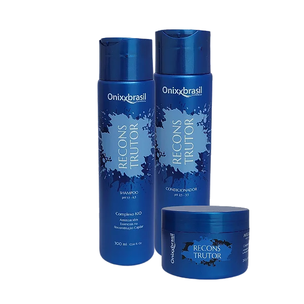 Kit Reconstrutor - Shampoo 300ml + Condicionador 300ml + Máscara 250ml