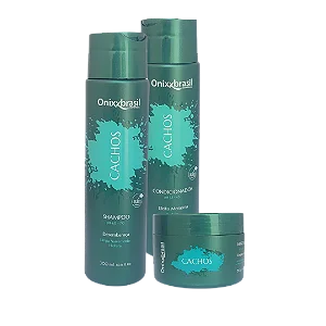 Kit Cachos - Shampoo + Condicionador + Máscara | Realça e ativa os cachos