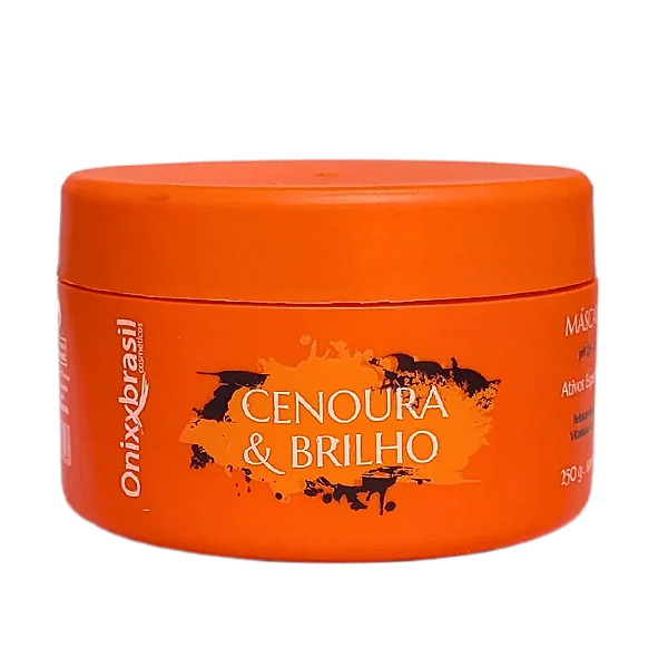 Máscara Cenoura e Brilho 250g - Rico em Vitaminas
