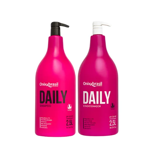 Daily Macadâmia - Kit de Shampoo + Condicionador 2,5 litros | Uso diário em lavatório