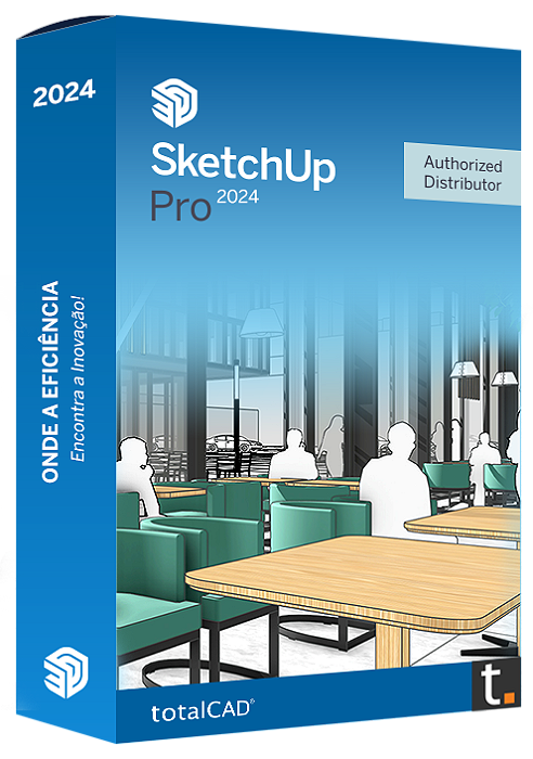 SketchUp Pro 2024 – Licença Original Vitalícia – Windows e Mac – C\ Nota Fiscal – Envio imediato por e-mail