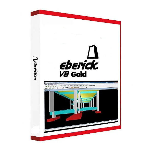 Eberick v8 Gold – Licença Vitalícia Original - C\ Nota Fiscal (Envio imediato por e-mail)