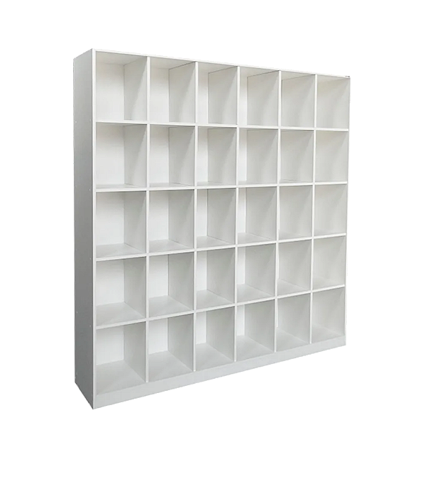 Armário Colmeia 30 Nichos Multiuso Organizador Expositor Branco Cód.330