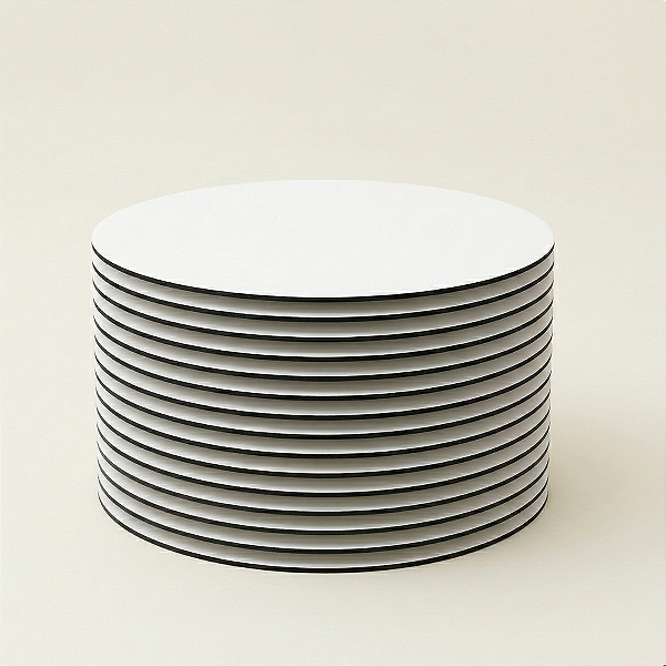 Base 25cm Cake Board Tabuleiro Prato Suporte De Bolo Confeitaria Mdf