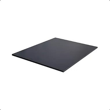 01 Un Chapa 15mm Madeira Mdf 60x65cm Placa Prateleira PRETO Cód.1310