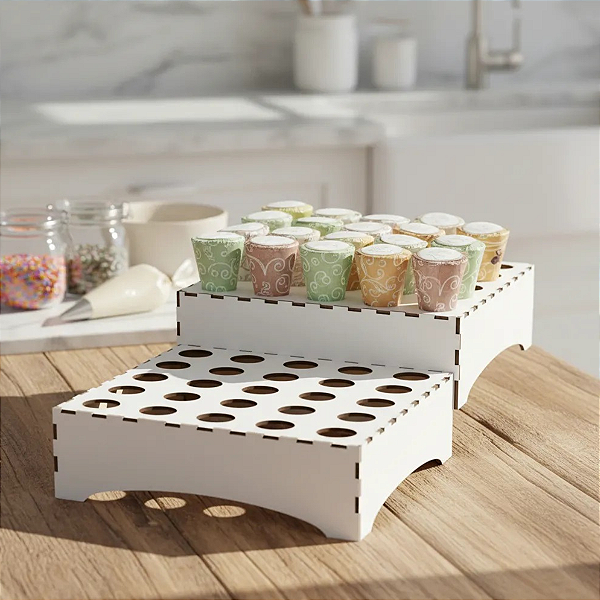 Suporte Expositor De Cone Trufado Casquinha Decoração