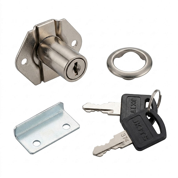 Fechadura Para Gavetas 31mm Armário Móveis Cor Niquelado