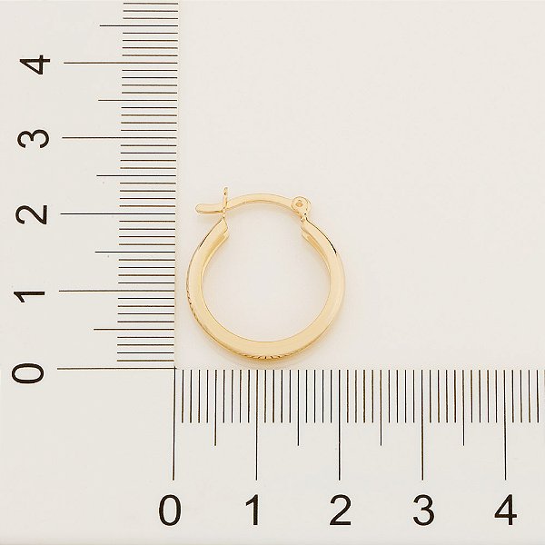 Brinco Rommanel Argola Banhado a Ouro 18K - TAM.ÚNICO 5208070000