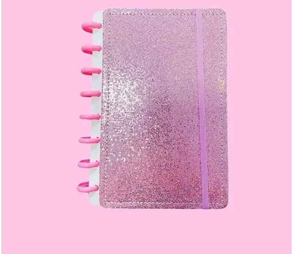 Caderno de disco 21,5x14,6cm Glitter