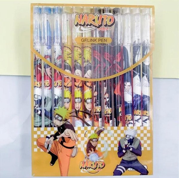 Caneta apagavel estampadas Naruto UND