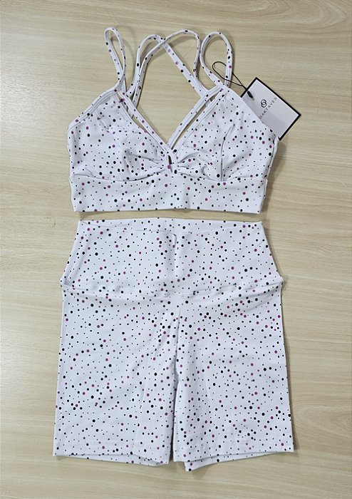 Conjunto de Short Supplex - M (com top modelo Ritmo)