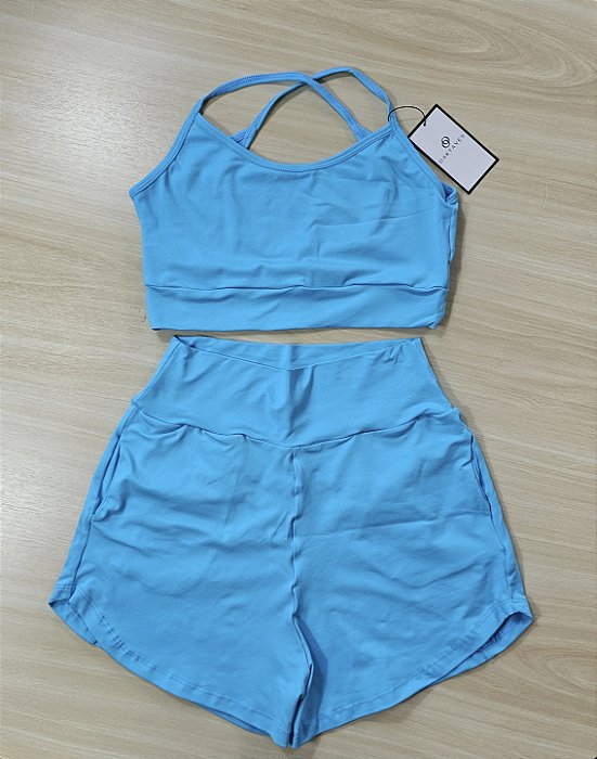 Conjunto de Short Supplex Beach Tennis - M (com top modelo Energia)