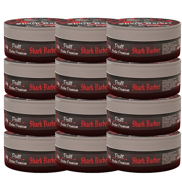 Pasta Modeladora Brilho Premium Extra Forte 150g - 12 Unidades