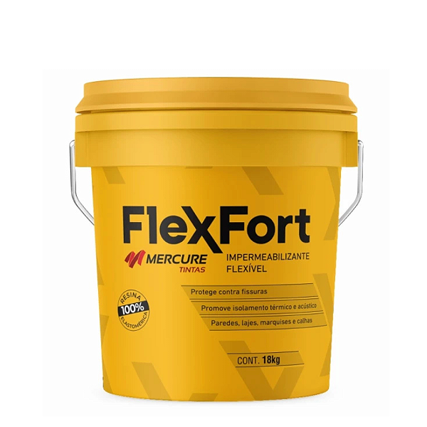 Impermeabilizante Flexfort Mercure Tintas