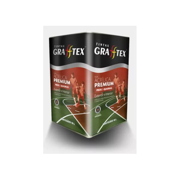 TINTA PISO PREMIUM SEMIBRILHO 18 LITROS - GRAFFTEX