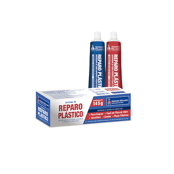 MASSA KIT REPARO RÁPIDO PEÇAS PLÁSTICA  145G- LAZZURIL