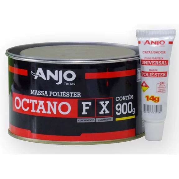 Massa Poliéster Octano FX Catalisador 900g - Anjo