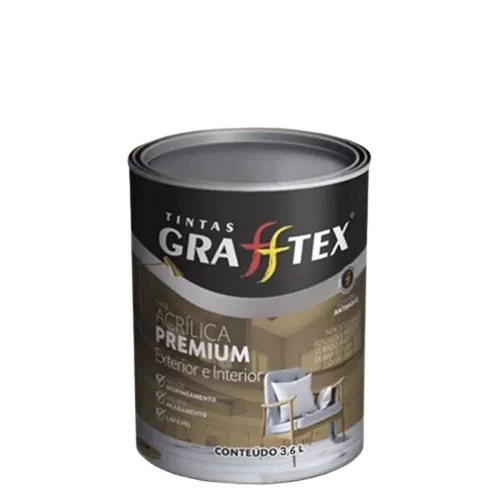 TINTA ACRILICA PREMIUM  3.6 L -  GRAFFTEX