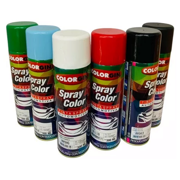Spray Automotivo Colorgin Cores Diversas