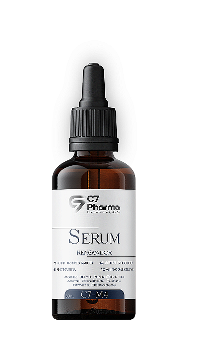 Serum renovador com 4 ativos combinados - 30ml