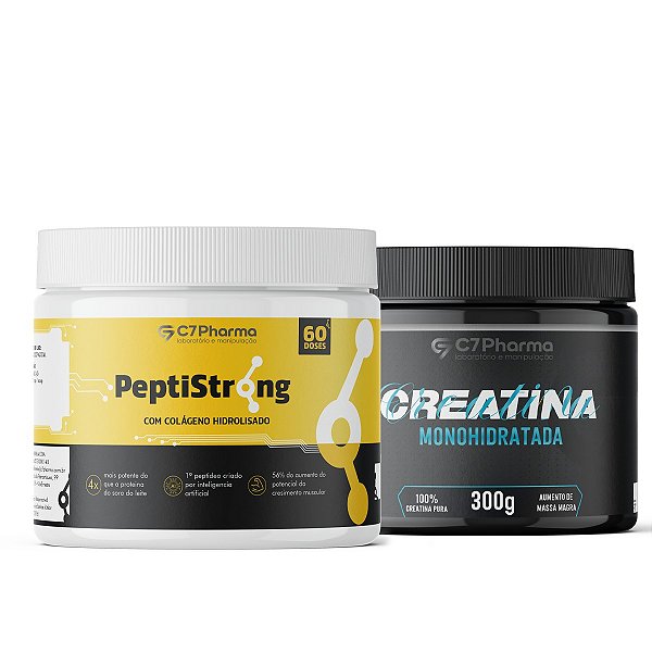 PeptiStrong (60 doses) + Creatina 300g