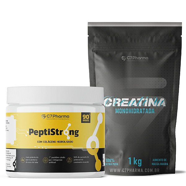 PeptiStrong (90 doses) + Creatina 1kg