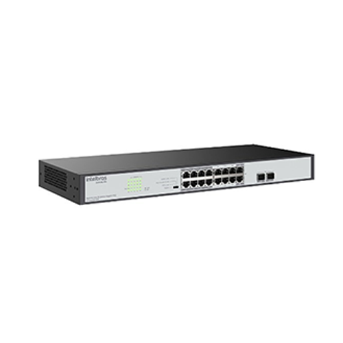 Switch 16 Portas 10/100/1000 Poe + 2 Portas Sfp S1018g-Pa