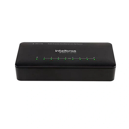 Switch 8 Portas 10/100 Mbps Sf 800 Q+ Ultra Intelbras