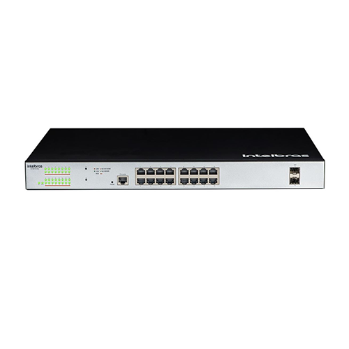 Switch 16 Portas 10/100/1000 Poe + 2 Sfp Sg 1602 Poe Max