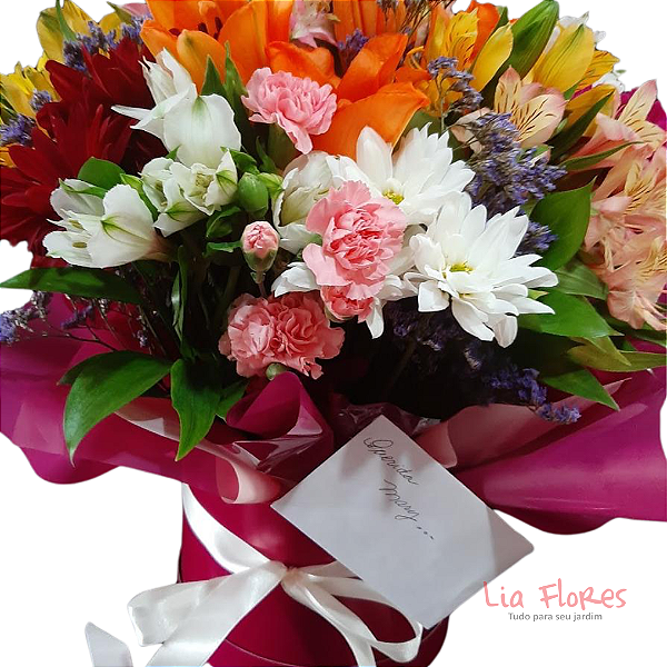 Buque Encantado com Flores do Campo