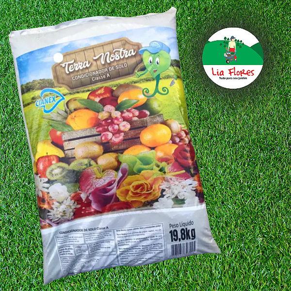 19,8kg Terra Vegetal Rica em Matéria Orgânica