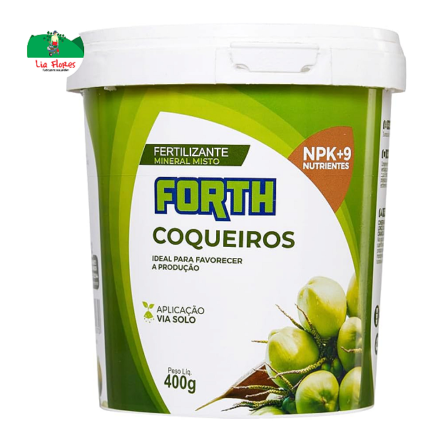 Forth Coqueiros 400g – Adubo para Crescimento e Produção