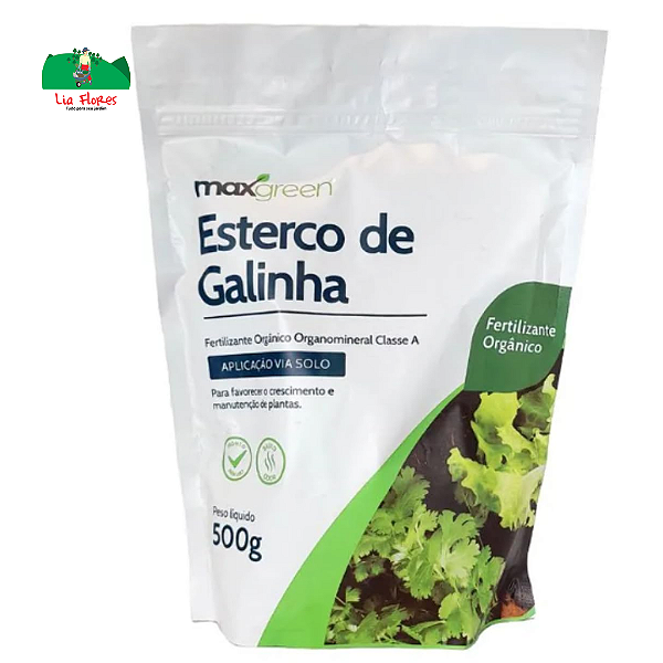 Esterco de Galinha Peletizado 500g MaxGreen Forth