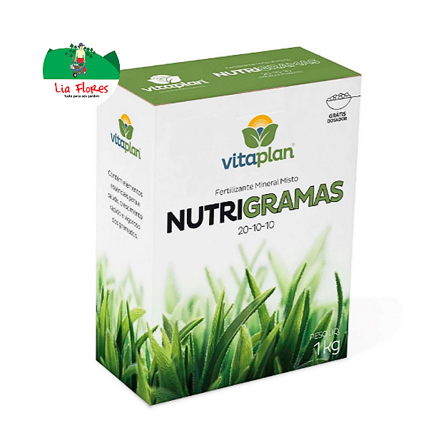 Fertilizante Mineral Nutrigramas 1kg – Adubo para Gramas Verdes e Saudáveis