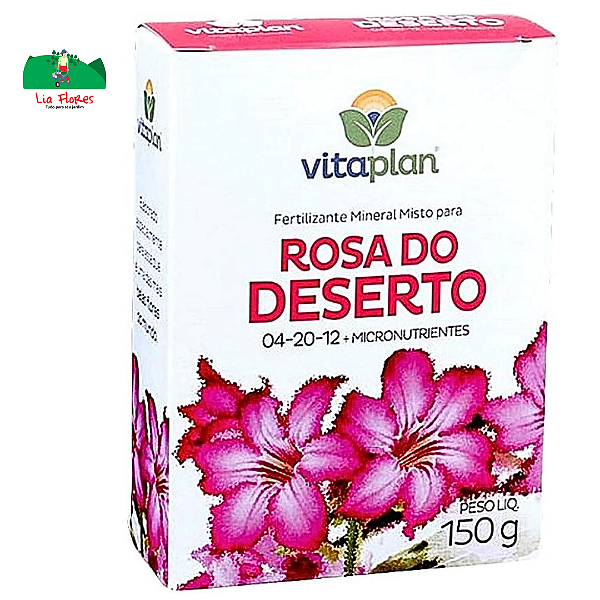 Fertilizante para Rosa do Deserto Vitaplan 150g