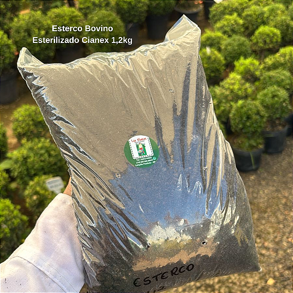 Esterco Bovino Esterilizado Cianex 1,2kg