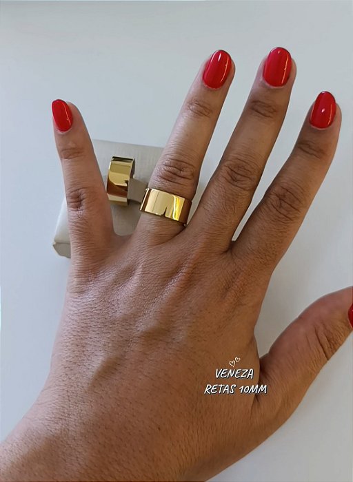 Par de Alianças Retas 10mm