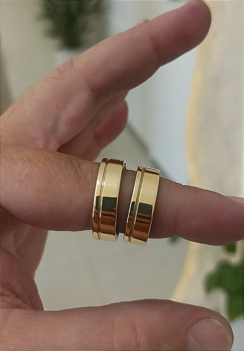 Par de Alianças 6mm