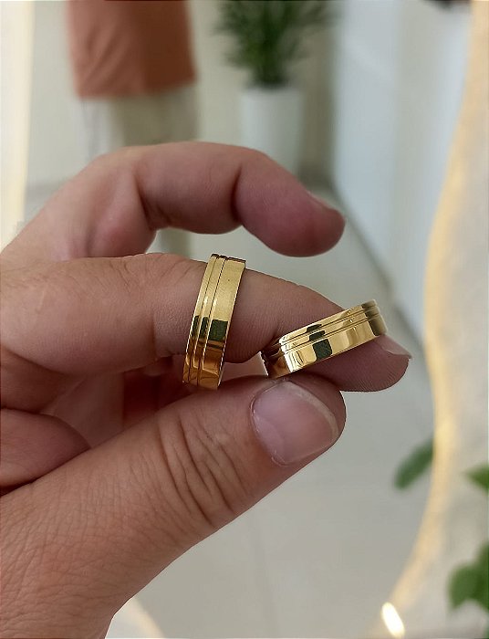 Par de Alianças 6mm