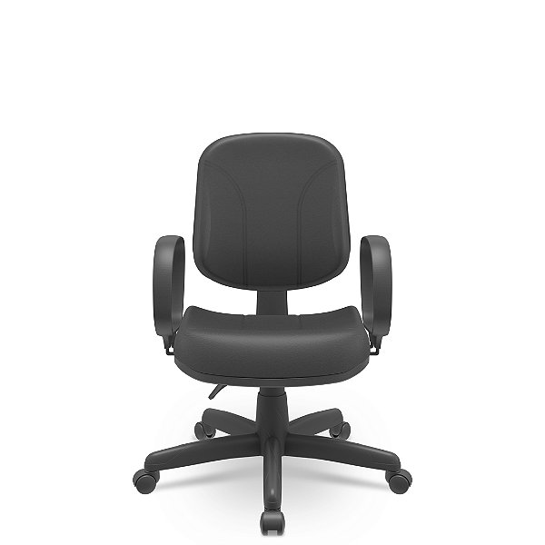 CADEIRA OPERATIVA DIRETOR PRETA - PLAXMETAL