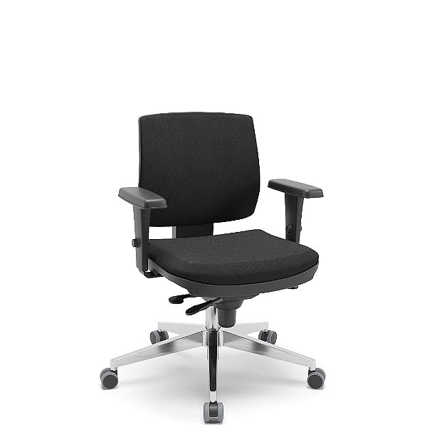 CADEIRA EXECUTIVA SOFT PRETA - PLAXMETAL