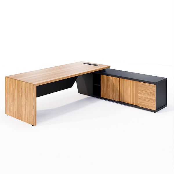 MESA DIRETOR COM CREDENZA DIR - DOM GEBB WORK