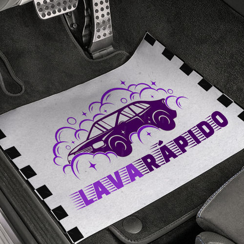 Tapete Automotivo Personalizado 29x42cm Sulfite 63g Colorido