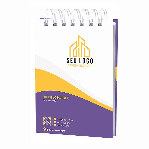 Bloco de Anotações com pautas