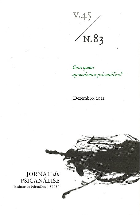 Jornal de Psicanálise 83